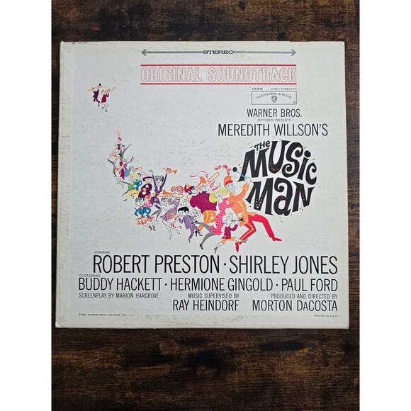 Vintage Meredith Willson's The Music Man Warner Bros Stereo BS1459 - Picture 1 of 6